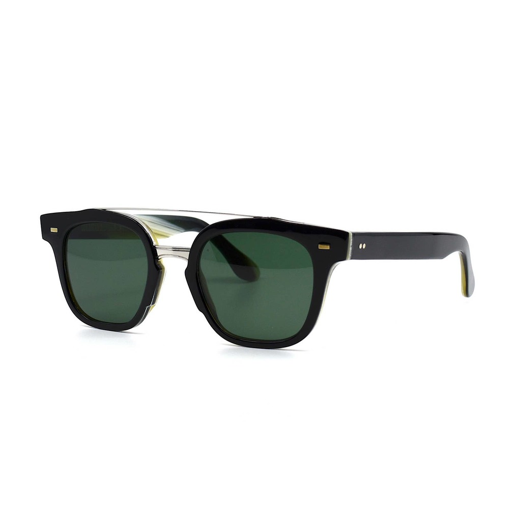 CUTLER&GROSS OF LONDON CG1297S 04 BLACK GREEN AUTHENTIC SUNGLASSES - Picture 4 of 14